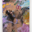 Bianca Fields. <em>Retention of Suspension</em>, 2022. Acrylic, oil and spray paint on yupo paper mounted on panel, 48 x 36 inches (121.9 x 91.4 cm) thumbnail