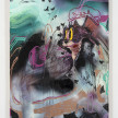 Bianca Fields. <em>For Mugging the Bugs</em>, 2022. Acrylic, oil and spray paint on yupo paper mounted on panel, 40 x 30 inches (101.6 x 76.2 cm) thumbnail