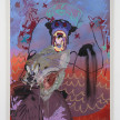 Bianca Fields. <em>Hold My Purse</em>, 2022. Acrylic, oil and spray paint on yupo paper mounted on panel, 40 x 30 inches (101.6 x 76.2 cm) thumbnail
