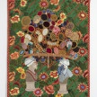 Chiachio & Giannone. <em>Lyonnais</em>, 2016. Hand embroidery with cotton threads and jewelry effect on fabric, 58 1/4 x 48 inches (148 x 122 cm) thumbnail