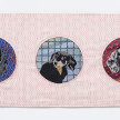 Chiachio & Giannone. <em>Retrato de familia</em>, 2022. Hand embroidery with cotton threads and patchwork on fabric, 16 1/2 x 39 3/4 inches (42 x 101 cm) thumbnail