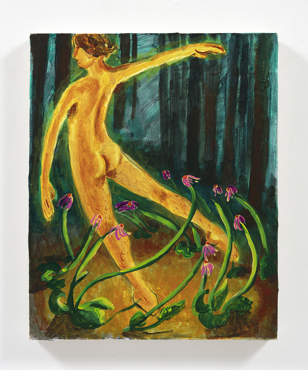Bradley McCrary. <em>Twirl</em>, 2022. Acrylic on canvas, 22 x 18 inches (55.9 x 45.7 cm)