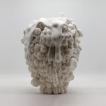 Kazuhito Kawai. <em>Undercooled</em>, 2022. Glazed ceramic, 19 5/8 x 15 3/8 x 13 7/8 inches (49.8 x 39.1 x 35.2 cm) Detail