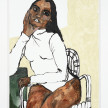 Shirley Villavicencio Pizango. <em>Layers of a woman</em>, 2022. Acrylic on canvas, 65 x 47 1/2 inches (165.1 x 120.7 cm) thumbnail