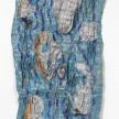 Dickens Otieno. <em>Topography (Tide)</em>, 2022. Shredded aluminum cans woven on galvanized steel mesh, 114 x 68 x 8 inches (289.6 x 172.7 x 20.3 cm) thumbnail