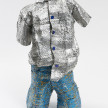 Dickens Otieno. <em>School Uniform (Ongeti Primary)<.em>, 2022. Shredded aluminum cans woven on galvanized steel mesh, 27 1/2 x 17 x 10 inches (69.9 x 43.2 x 25.4 cm) thumbnail