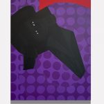 Jon Key. <em>Sylvester in Violet</em>, 2022. Acrylic on panel, 24 x 18 inches (61 x 45.7 cm)