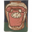 <em>Telephone (Pot)</em>, 2022. Glazed ceramic, 5 3/4 x 3 1/4 inches (14.6 x 8.3 cm) thumbnail