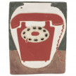 <em>Telephone (Pot)</em>, 2022. Glazed ceramic, 7 1/2 x 6 inches (19.1 x 15.2 cm) thumbnail