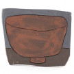 <em>Bowl (Eno Red Clay Slip on Black Clay Body)</em>, 2022. Glazed ceramic, 3 3/4 x 4 1/4 inches (9.5 x 10.8 cm) thumbnail