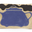 <em>Tea Pot with Steam (Bubbling Background)</em>, 2022. Glazed ceramic, 4 x 5 1/2 inches (10.2 x 14 cm) thumbnail