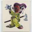 Zachary Ochoa. <em>DARK FANTASY/THE FAME MONSTER</em>, 2002. Acrylic, Lisa Frank stickers and oil pastel on canvas, 66 x 58 inches (167.6 x 147.3 cm) thumbnail