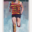 <em>Home Stretch of a Flooded Venice Marathon</em>, 2022. Oil on canvas, 48 x 24 inches (121.9 x 61 cm) thumbnail