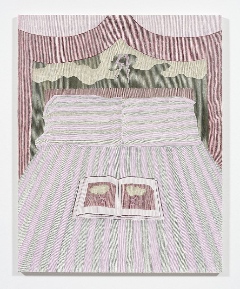 Brittany Miller. <em>The Second Bedroom</em>, 2022. Oil on canvas, 60 x 48 inches (152.4 x 121.9 cm)
