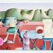 Pablo Benzo. <em>Sing it softly, for the song is wild</em>, 2023. Oil on linen, 59 x 78 3/4 inches (150 x 200 cm) thumbnail