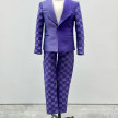 Jon Key. <em>Suit NO 4</em>, 2023. Jacquard woven wool and polyester, 55 x 23 x 9 inches (139.7 x 58.4 x 22.9 cm) thumbnail