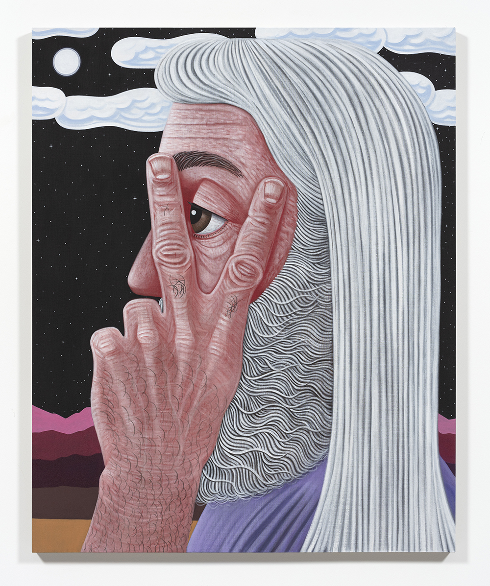 Robert Pokorny. <em>Vision</em>, 2023. Acrylic on linen over panel, 72 x 58 inches (182.9 x 147.3 cm)