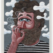 Robert Pokorny. <em>Ritual</em>, 2023. Acrylic on linen over panel, 36 x 28 inches (91.4 x 71.1 cm) thumbnail