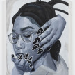 Brittany Tucker. <em>Glitter Girl</em>, 2023. Oil on canvas, 39 3/8 x 31 1/2 inches (100 x 80 cm) thumbnail