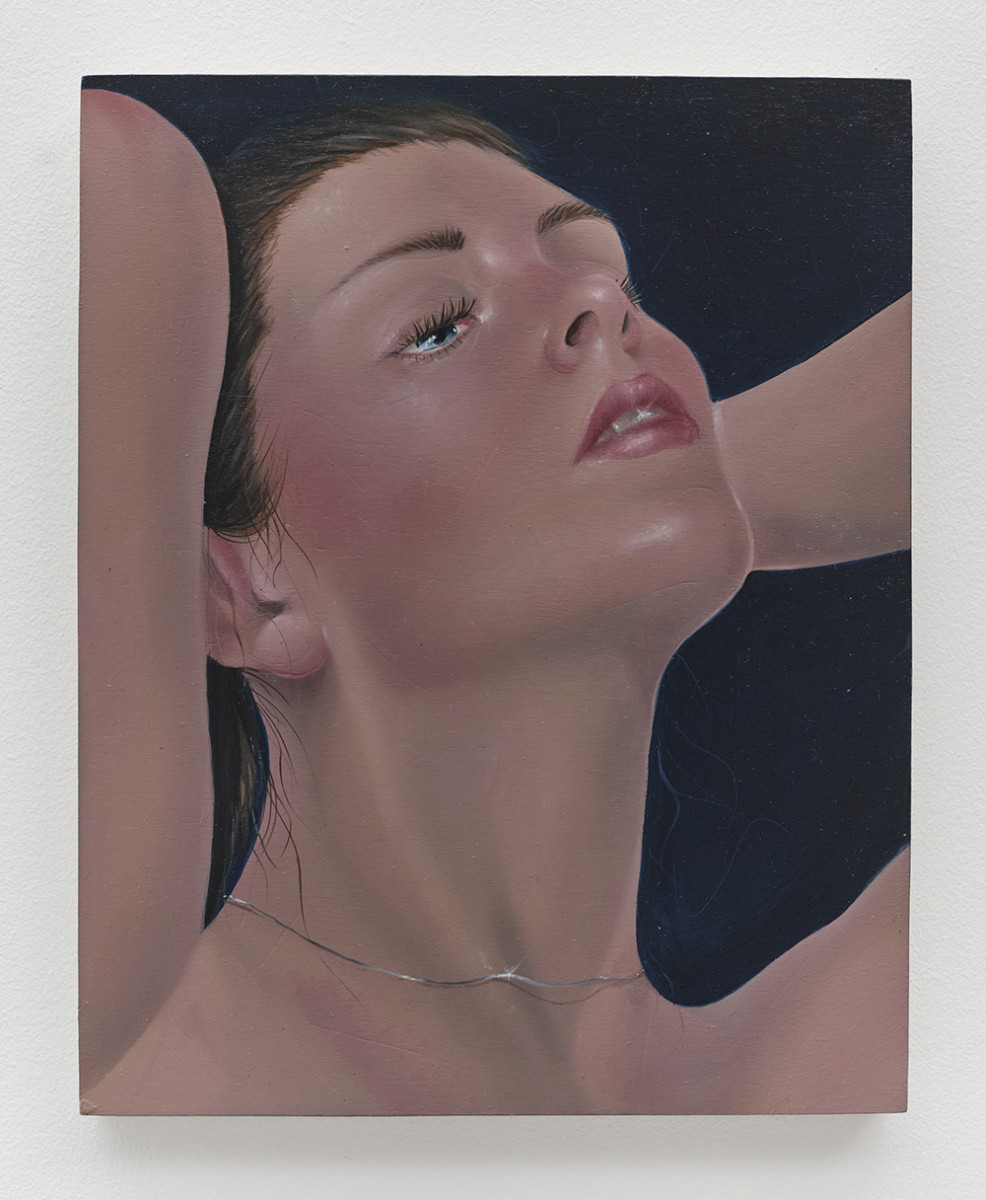 Natalia Gonzalez Martin. <em>Inedia</em>, 2023. Oil on panel, 11 3/4 x 8 1/4 inches (30 x 21 cm)
