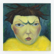 Yuma Radne. <em>Angry Girl</em>, 2022. Oil on canvas, 43 1/4 x 43 1/4 inches (110 x 110 cm) thumbnail