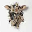 Jakob Rowlinson. <em>Mask VIII (Endymion Turned)</em>, 2023. Punched leather, buckles, rings, studs, eyelets and trimmings, 12 x 15 x 3 7/8 inches (30.5 x 38.1 x 9.8 cm) thumbnail