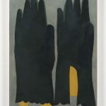 Nina Silverberg. <em>Hand in Hand</em>, 2023. Oil on canvas, 47 1/4 x 35 3/8 inches (120 x 90 cm)