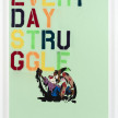 David Leggett. <em>Everyday Struggle</em>, 2023. Acrylic and spray paint on canvas, 96 x 64 inches  (243.8 x 162.6 cm) thumbnail