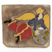 Kevin McNamee-Tweed. <em>Angel Carrying Earth</em>, 2023. Glazed ceramic, 4 x 4 1/2 inches  (10.2 x 11.4 cm) thumbnail