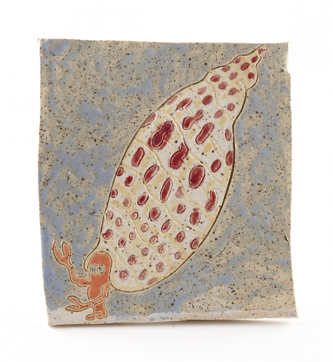 Kevin McNamee-Tweed. <em>Crab</em>, 2023. Glazed ceramic, 5 x 4 1/2 inches  (12.7 x 11.4 cm)