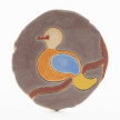 Kevin McNamee-Tweed. <em>Bird on Thin Branch</em>, 2023. Glazed ceramic, 3 1/4 x 3 1/8 inches  (8.3 x 7.9 cm) thumbnail