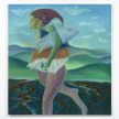 Yuma Radne. <em>Keep on walking</em>, 2023. Oil on canvas, 59 x 55 1/8 inches  (150 x 140 cm) thumbnail
