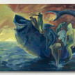 Yuma Radne. <em>The journey of ten thousand songs<em>, 2023. Oil on canvas, 78 3/4 x 94 1/2 inches  (200 x 240 cm) thumbnail