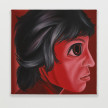 Tiger Rocha. <em>Blood Cell</em>, 2023. Oil on canvas, 8 x 8 inches  (20.3 x 20.3 cm) thumbnail