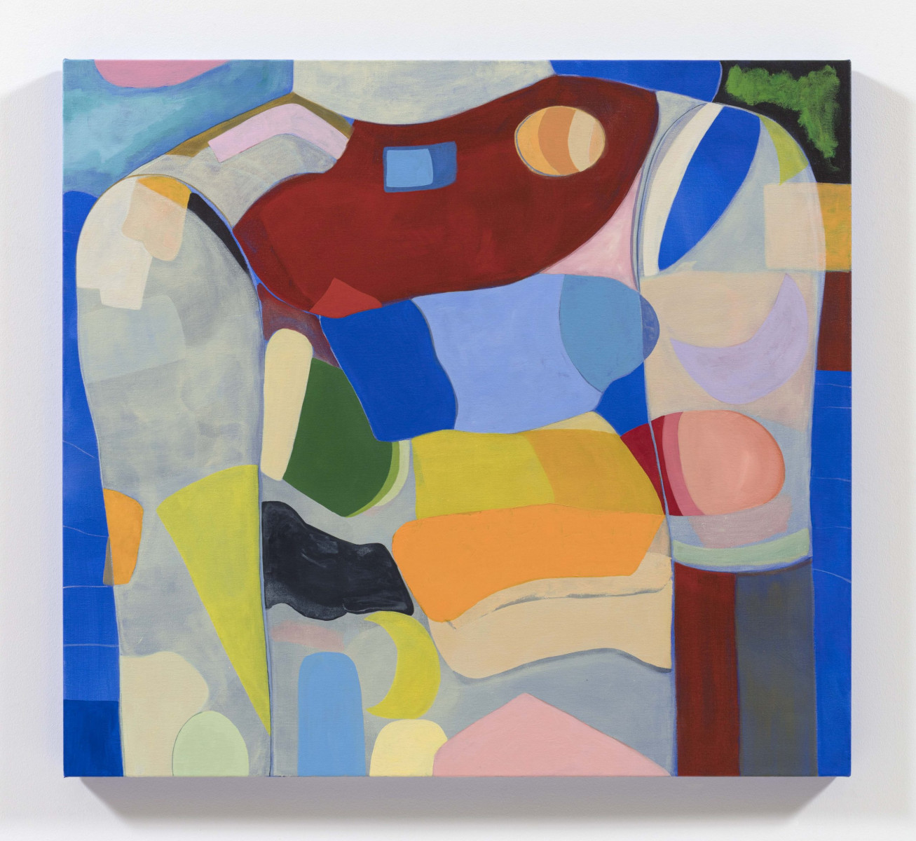 Gabby Rosenberg. <em>Kishkas I</em>, 2023. Acrylic and oil on canvas, 40 x 44 inches  (101.6 x 111.8 cm)