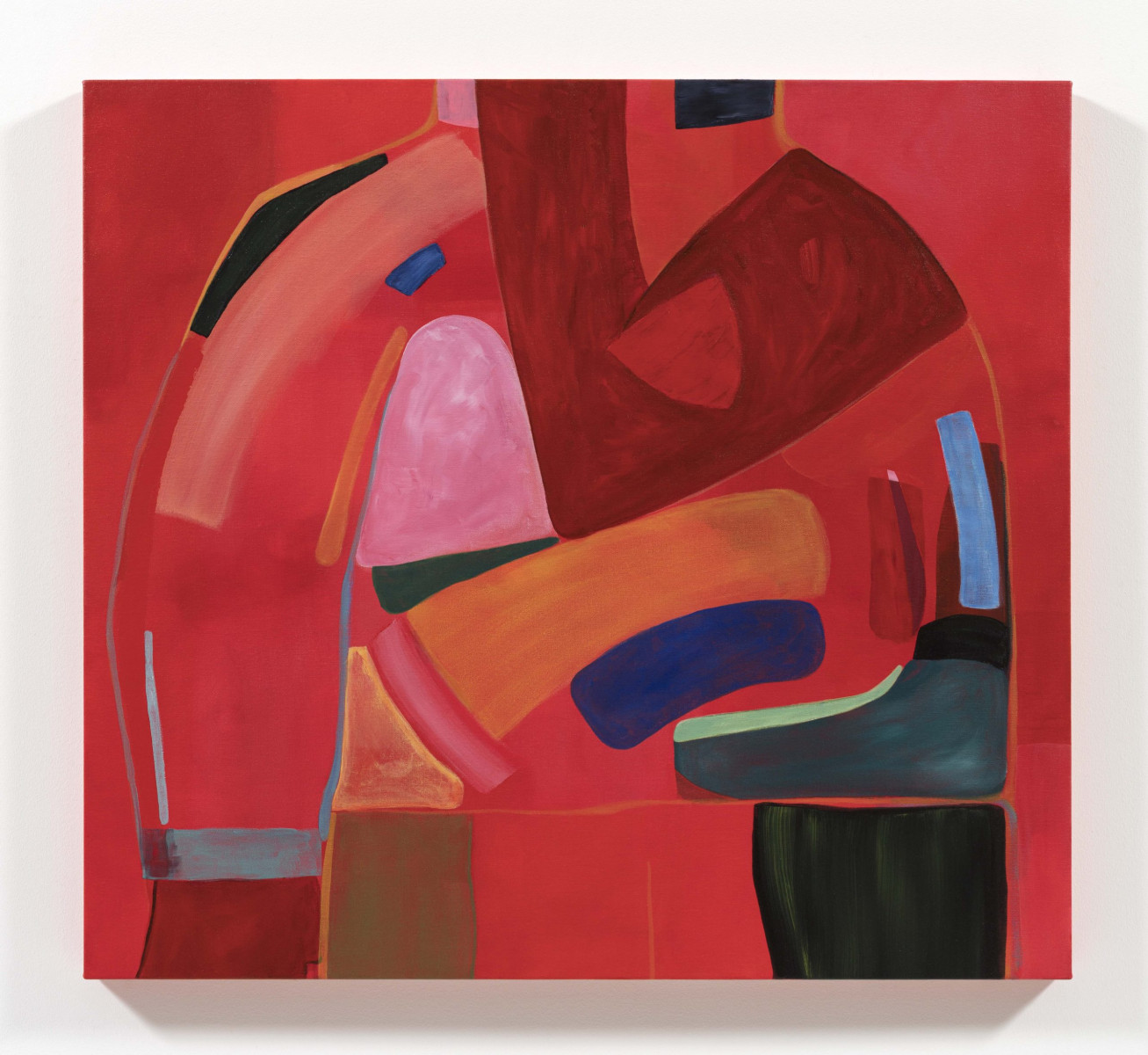 Gabby Rosenberg. <em>Kishkas IV</em>, 2023. Acrylic and oil on canvas, 40 x 44 inches  (101.6 x 111.8 cm)