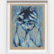 Robert Pokorny. <em>Blue Muse</em>, 2018. Crayon on Muscletone, 11 x 8 1/2 inches  (27.9 x 21.6 cm), 12 1/2 x 10 inches  (31.8 x 25.4 cm) Framed thumbnail