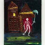 Frederik Næblerød. <em>Haunted House</em>, 2023. Oil on canvas, 31 1/2 x 23 5/8 inches  (80 x 60 cm)