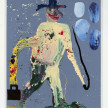 Frederik Næblerød. <em>Going LA</em>, 2022. Enamel paint/metal paint on canvas, 94 1/2 x 78 3/4 inches  (240 x 200 cm) thumbnail