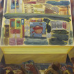 MJ Torrecampo. <em>Balikbayan Box</em>, 2023. Oil on canvas, 72 x 44 inches  (182.9 x 111.8 cm) thumbnail