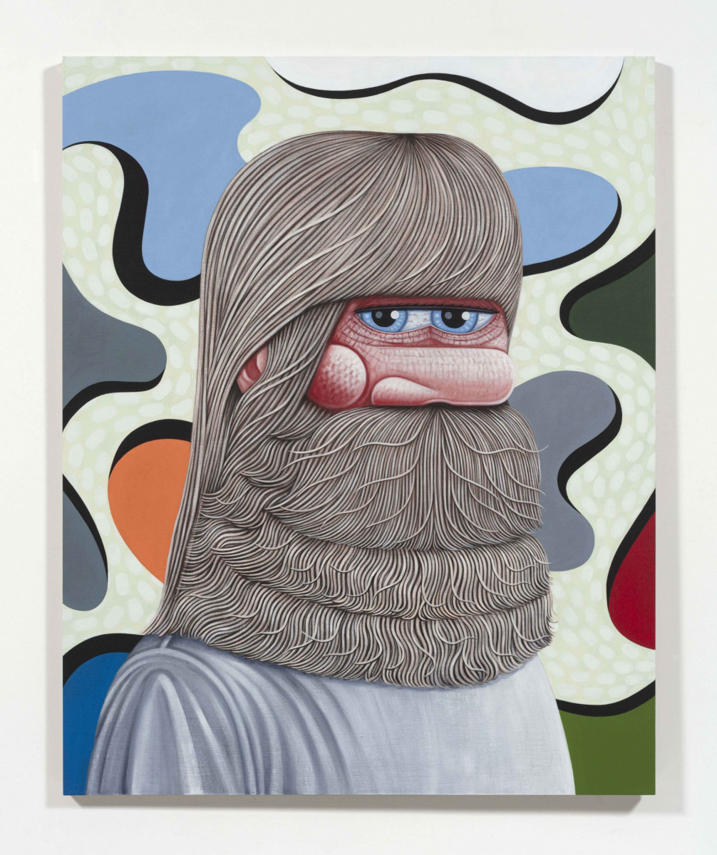 Robert Pokorny. <em>Ripple</em>, 2023. Acrylic on linen over panel, 72 x 58 inches  (182.9 x 147.3 cm)