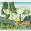 Zigsen Liu. <em>The valley</em>, 2023. Oil on canvas, 51 1/8 x 59 inches  (130 x 150 cm) thumbnail