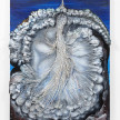 Kate Klingbeil. <em>Flight (Nerves)</em>, 2023. Acrylic, pigment, ceramic, shells from Lake Michigan, and oil stick on canvas, 60 1/4 x 49 x 2 1/2 inches  (153 x 124.5 x 6.4 cm) thumbnail
