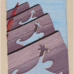 Peter Frederiksen. <em>Falling Victim To Old Patterns</em>, 2024. Freehand machine embroidery on linen, 10 x 8 inches  (25.4 x 20.3 cm) thumbnail
