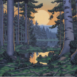 Nathaniel Meyer. <em>Daybreaker (Headlands II)</em>, 2023. Oil on canvas, 36 x 48 inches  (91.4 x 121.9 cm) thumbnail