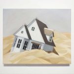 Cate Pasquarelli. <em>Linda’s House</em>, 2023. Oil on canvas, 16 x 20 inches  (40.6 x 50.8 cm)