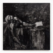 Jingze Du. <em>The Death of Marat</em>, 2024. Oil on canvas, 59 x 59 inches  (150 x 150 cm) thumbnail
