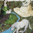 Marina Iglesias. <em>Ladies Of The Unicorns</em>, 2024. Oil on linen, 31 1/2 x 23 5/8 inches (80 x 60 cm) thumbnail