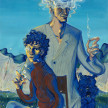 Giorgio Celin. <em>Cry Like A Little Girl</em>, 2024. Acrylic and oil on canvas, 39 1/4 x 31 1/2 inches (99.7 x 80 cm) thumbnail