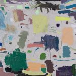 Joaquín Boz. <em>Untitled</em>, 2024. Oil on panel, 62 1/2 x 120 inches (158.8 x 304.8 cm)